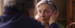 Georges (Jean-Louis Trintignant) and Anne (Emmanuelle Riva) in Amour