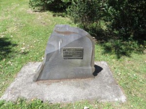 Plaque commemorating 20 years of achievements by Friends of Wainui - Image F of W