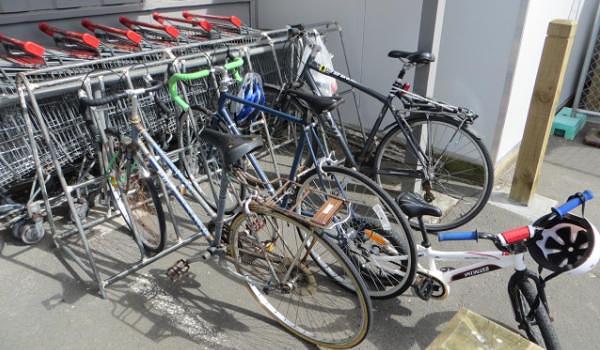 Like other bike racks around town this one at Raglan SuperValue is often fully used. WDC staff seem unaware that there is a shortage of bike parking in Raglan.