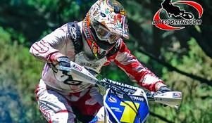 Smith winning the race at Waerenga, near Huntly, on Saturday. Image BikeSportNZ