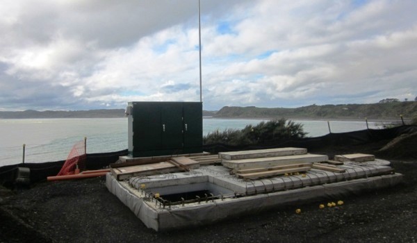 Waikato Council's Manu Bay Sewer Box blocking the view