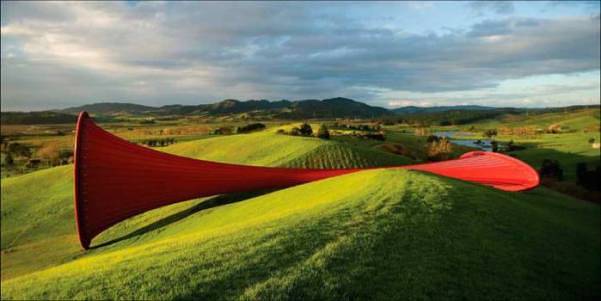 Anish Kapoor: Dismemberment, Site 1 West end 25x8m, East end 8x25m. Length 85m. Image supplied