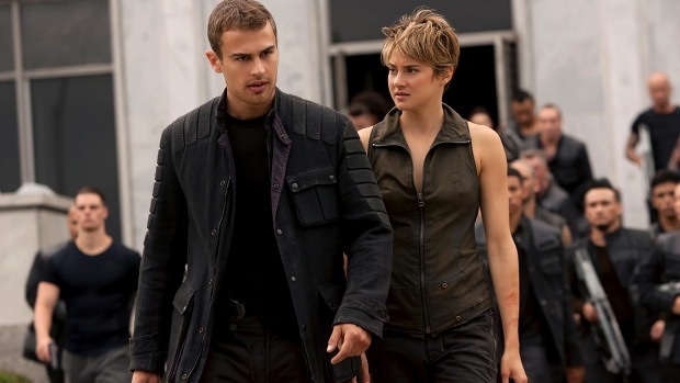 Theo James and Shailene Woodley star in INSURGENT Image supplied