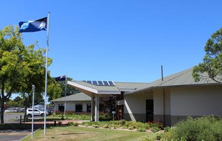 The flags flying in Ngaruawahia - Image supplied