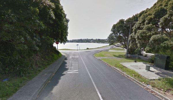 The junction of Nihinihi Avenue and Marine Parade where the sewage tanks will be installed. Image WDC