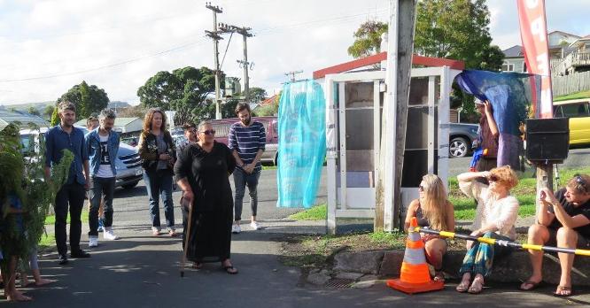 The cast arriving led by Julian's mum - Image Richard Gallagher