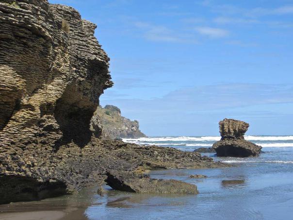 The limestone pancake rocks at Waimaori – Schnackenberg Bay - Image John Lawson