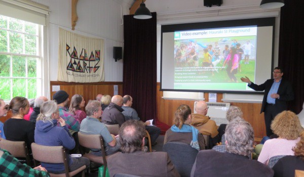 Large number of excited locals at the seminar