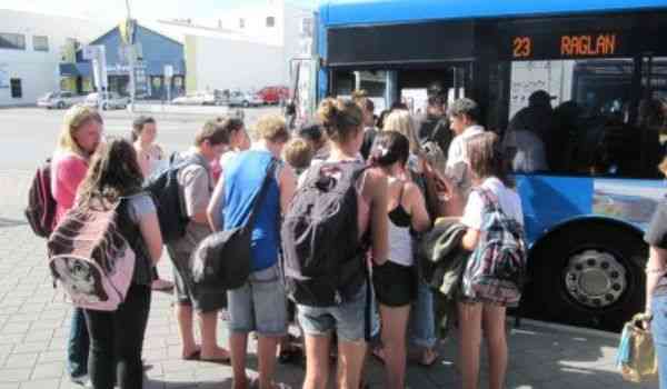 Getting on the bus