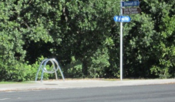 i-SITE bike rack - a past project completed with RCB funds