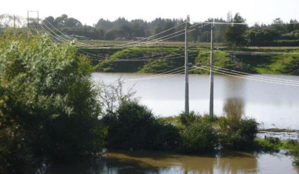 Power line across Waipa River - Image supplied