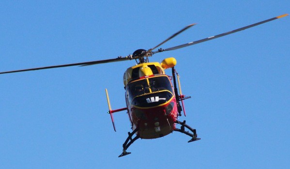 Waikato Westpac Rescue Helicopter flies surfer with a suspected head injury from Manu Bay, Raglan, to Waikato Hospital