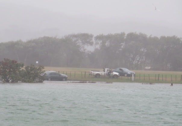 Marine Parade flooded