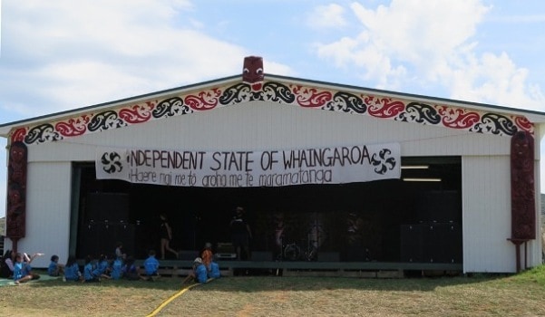 The stage at the Kokiri Centre