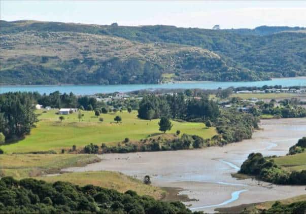 View of Raglan from the Raglan Golf Course. Image John Lawson