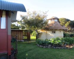 Solscape accommodation and gardens at Manu Bay, Raglan 140213solscape