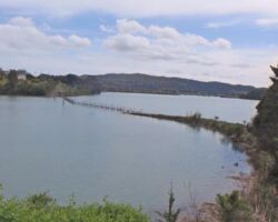Old Opotoru causeway to Rangitahi Peninsula 160218opotorucauseway
