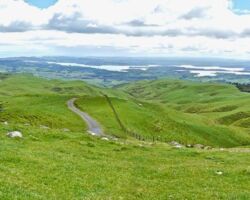 Raglan Harbour from Van Houtte Plateau 161020-p1000021-harbour-from-plateau-13-13