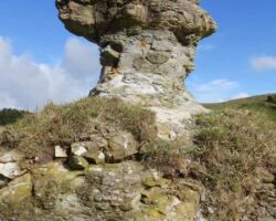 Limestone pile on Cogswell farm walk 170223-cogswell-farm-walk