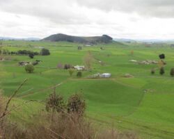 Kakepuku, rising from the plain near Te Awamutu Kakepuku, rising from the plain near Te Awamutu