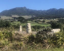 View of Mount Karioi from Wainui Reserve