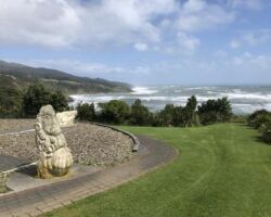 Sculpture in the Wainui Reserve